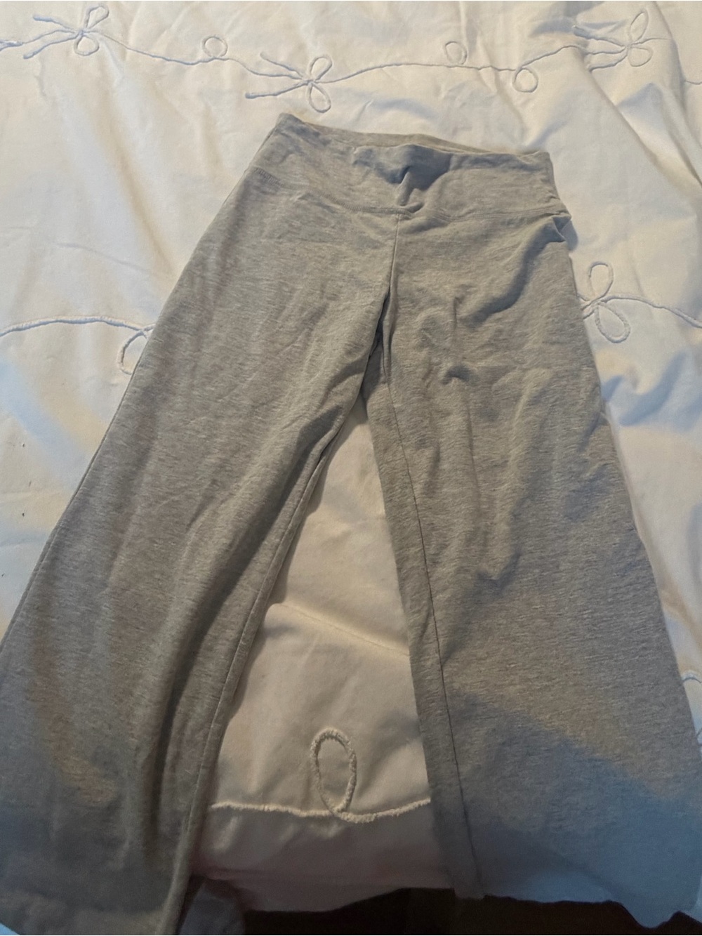 Women's Wide-Leg Lounge Pants - Light Gray